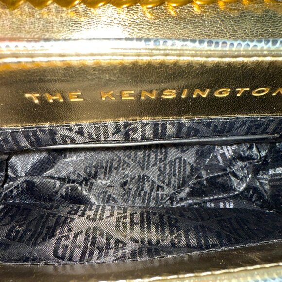 Kurt Geiger Kensington Medium Silver and Gold Star Leather Crossbody - New - Picture 8 of 11